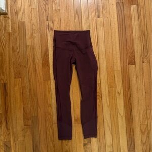 Burgundy Leggings